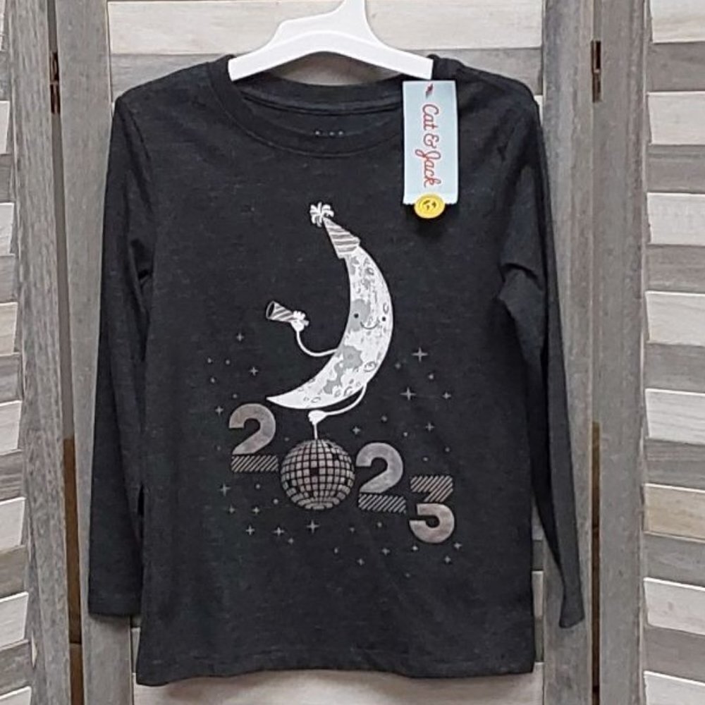Toddler Boys' Printed Graphic Long Sleeve T-Shirt | Cat & Jack | 5T